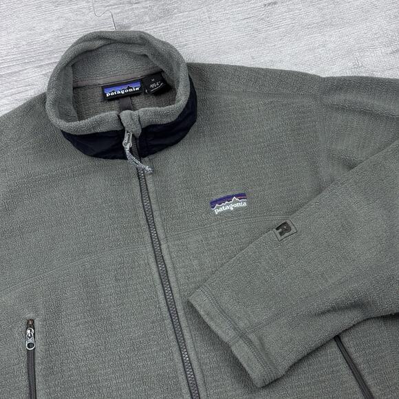 VINTAGE Patagonia Jacket Men’s M Gray 25301 Regulator R3 Radiant USA Fleece r310 - Picture 1 of 11